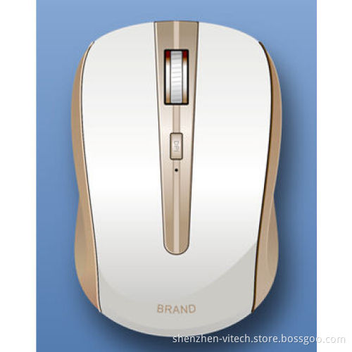 6D wireless optical mouse, 800-1600 adjust dpi, suitable for both home use and gaming playing